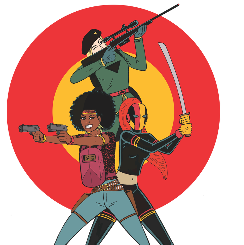 Image: IDW Publishing; Assassinistas promo art by Gilbert Hernandez